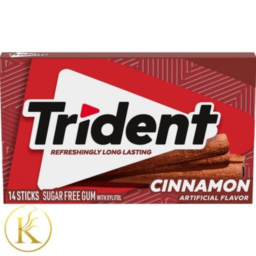 آدامس تریدنت دارچینی بدون شکر trident ( بسته ی 14 عددی)